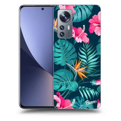 Fekete szilikon tok az alábbi mobiltelefonokra Xiaomi 12X - Pink Monstera