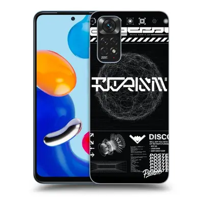 Fekete szilikon tok az alábbi mobiltelefonokra Xiaomi Redmi Note 11S 4G - BLACK DISCO