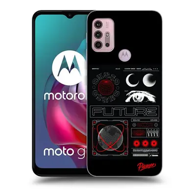 Fekete szilikon tok az alábbi mobiltelefonokra Motorola Moto G30 - WAVES