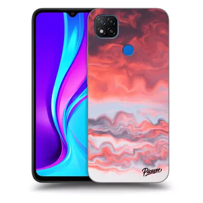 Fekete szilikon tok az alábbi mobiltelefonokra Xiaomi Redmi 9C - Sunset