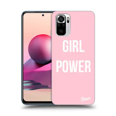 Átlátszó szilikon tok az alábbi mobiltelefonokra Xiaomi Redmi Note 10S - Girl power