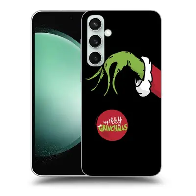 Fekete szilikon tok az alábbi mobiltelefonokra Samsung Galaxy S23 FE S711B - Grinch