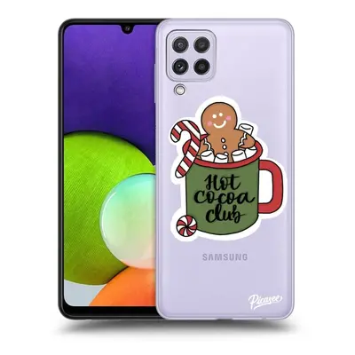 Átlátszó szilikon tok az alábbi mobiltelefonokra Samsung Galaxy A22 A225F 4G - Hot Cocoa Club