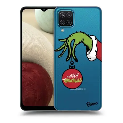 Átlátszó szilikon tok az alábbi mobiltelefonokra Samsung Galaxy A12 A125F - Grinch