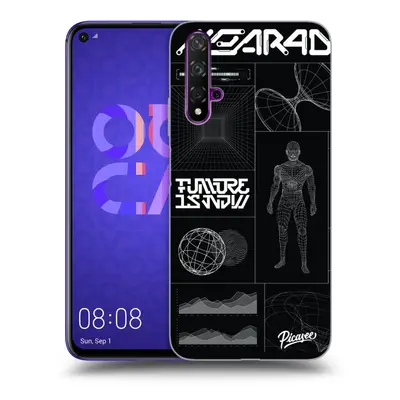 Fekete szilikon tok az alábbi mobiltelefonokra Huawei Nova 5T - BLACK BODY