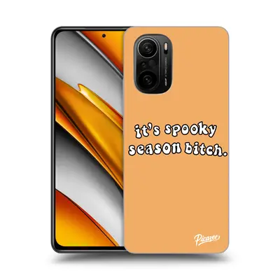 Fekete szilikon tok az alábbi mobiltelefonokra Xiaomi Poco F3 - Spooky season