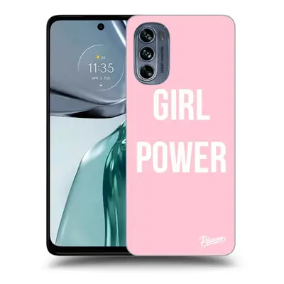 Fekete szilikon tok az alábbi mobiltelefonokra Motorola Moto G62 - Girl power