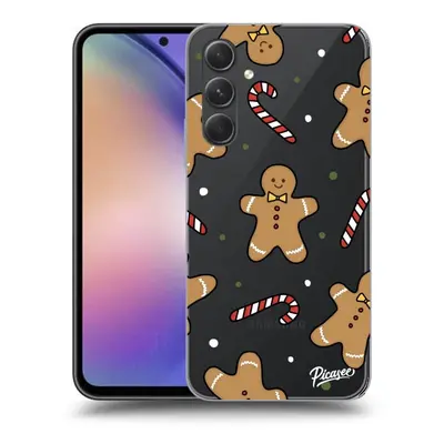 Átlátszó szilikon tok az alábbi mobiltelefonokra Samsung Galaxy A54 5G - Gingerbread