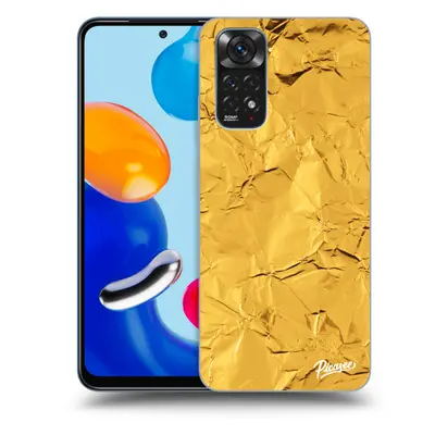 Fekete szilikon tok az alábbi mobiltelefonokra Xiaomi Redmi Note 11S 4G - Gold