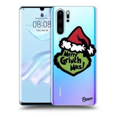 Átlátszó szilikon tok az alábbi mobiltelefonokra Huawei P30 Pro - Grinch