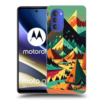 Fekete szilikon tok az alábbi mobiltelefonokra Motorola Moto G51 - Colorado