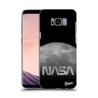 Fekete szilikon tok az alábbi mobiltelefonokra Samsung Galaxy S8 G950F - Moon Cut