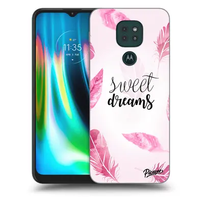 Fekete szilikon tok az alábbi mobiltelefonokra Motorola Moto G9 Play - Sweet dreams