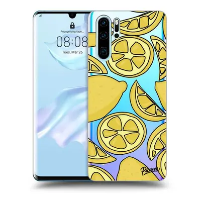 Átlátszó szilikon tok az alábbi mobiltelefonokra Huawei P30 Pro - Lemon