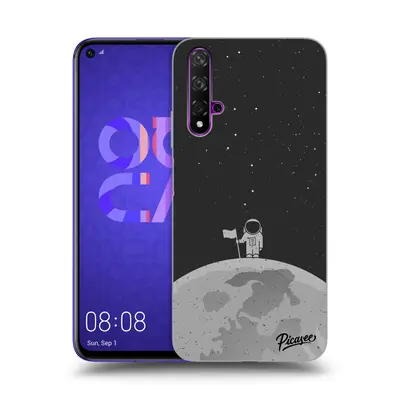 Fekete szilikon tok az alábbi mobiltelefonokra Huawei Nova 5T - Astronaut