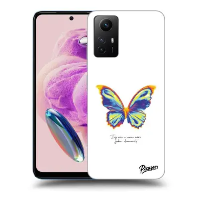 Átlátszó szilikon tok az alábbi mobiltelefonokra Xiaomi Redmi Note 12S - Diamanty White