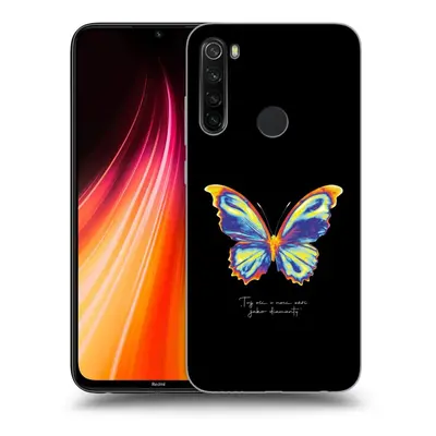 Fekete szilikon tok az alábbi mobiltelefonokra Xiaomi Redmi Note 8T - Diamanty Black