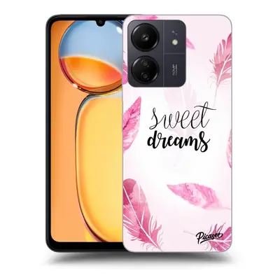 Fekete szilikon tok az alábbi mobiltelefonokra Xiaomi Redmi 13C 4G - Sweet dreams