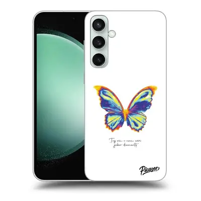 Fekete szilikon tok az alábbi mobiltelefonokra Samsung Galaxy S23 FE S711B - Diamanty White