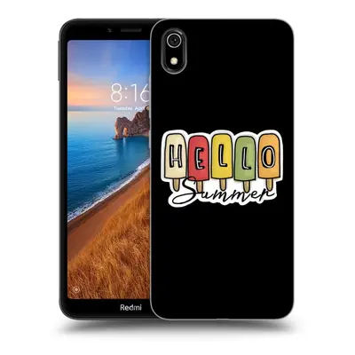 Fekete szilikon tok az alábbi mobiltelefonokra Xiaomi Redmi 7A - Ice Cream