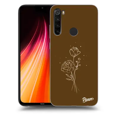 ULTIMATE CASE Xiaomi Redmi Note 8T - készülékre - Brown flowers