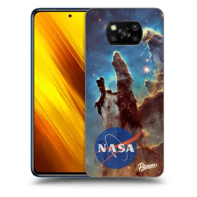 Fekete szilikon tok az alábbi mobiltelefonokra Xiaomi Poco X3 - Eagle Nebula