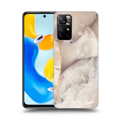 Átlátszó szilikon tok az alábbi mobiltelefonokra Xiaomi Redmi Note 11S 5G - Cream marble