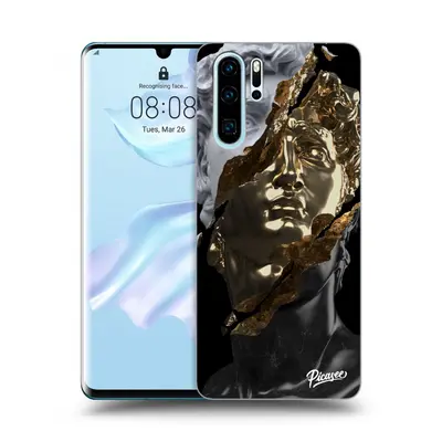 Fekete szilikon tok az alábbi mobiltelefonokra Huawei P30 Pro - Trigger