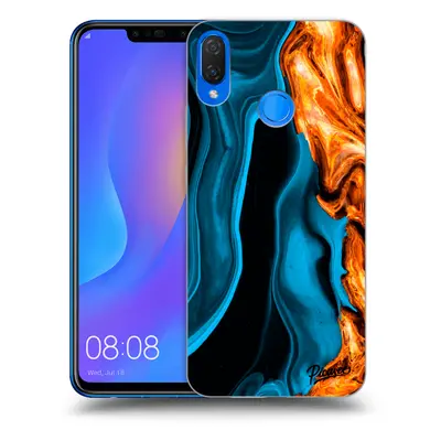 Fekete szilikon tok az alábbi mobiltelefonokra Huawei Nova 3i - Gold blue