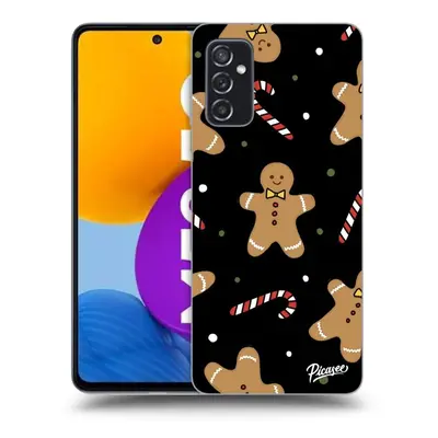 Fekete szilikon tok az alábbi mobiltelefonokra Samsung Galaxy M52 5G - Gingerbread