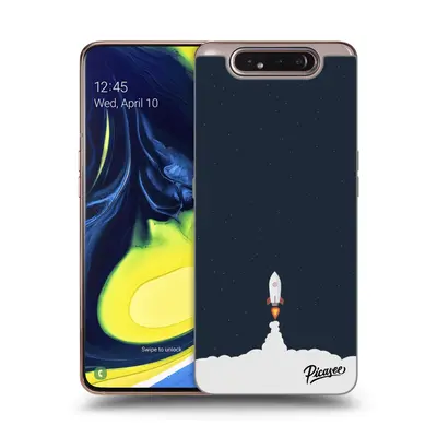 Átlátszó szilikon tok az alábbi mobiltelefonokra Samsung Galaxy A80 A805F - Astronaut