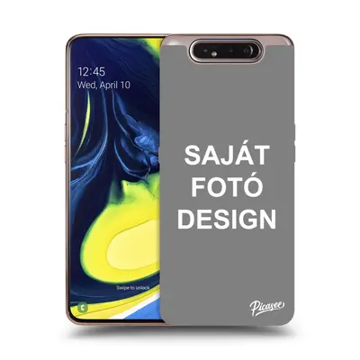 Átlátszó szilikon tok az alábbi mobiltelefonokra Samsung Galaxy A80 A805F - Saját fotó/motívum