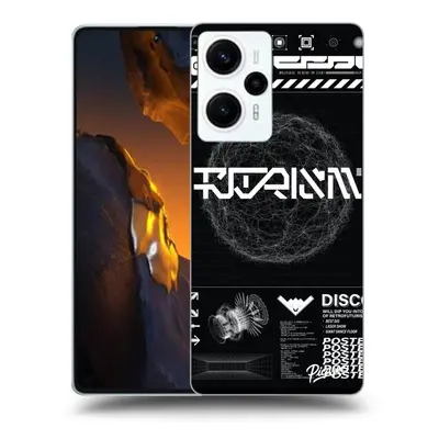 Fekete szilikon tok az alábbi mobiltelefonokra Xiaomi Poco F5 - BLACK DISCO