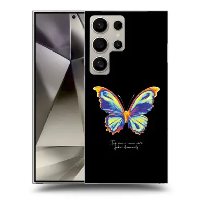 Fekete szilikon tok az alábbi mobiltelefonokra Samsung Galaxy S24 Ultra S928B 5G - Diamanty Blac