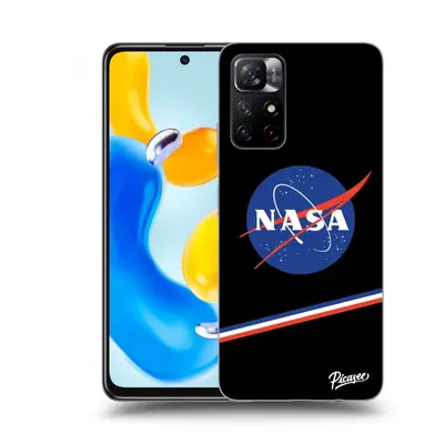 Fekete szilikon tok az alábbi mobiltelefonokra Xiaomi Redmi Note 11S 5G - NASA Original