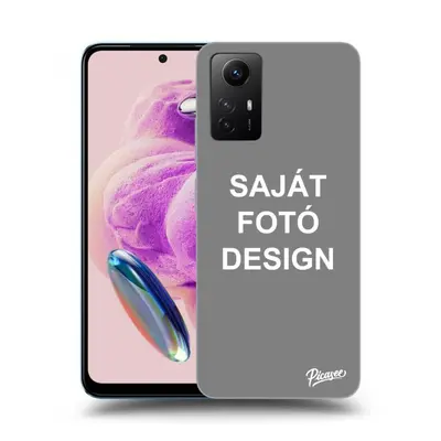 Fekete szilikon tok az alábbi mobiltelefonokra Xiaomi Redmi Note 12S - Saját fotó/motívum