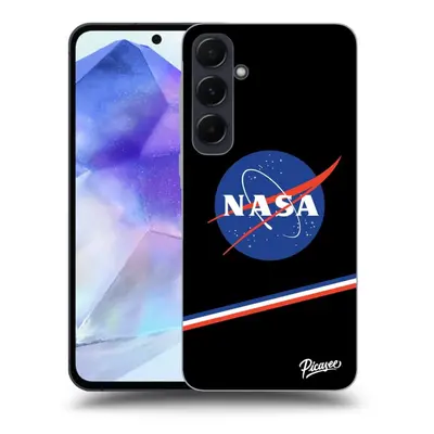 Fekete szilikon tok az alábbi mobiltelefonokra Samsung Galaxy A55 5G A556B - NASA Original