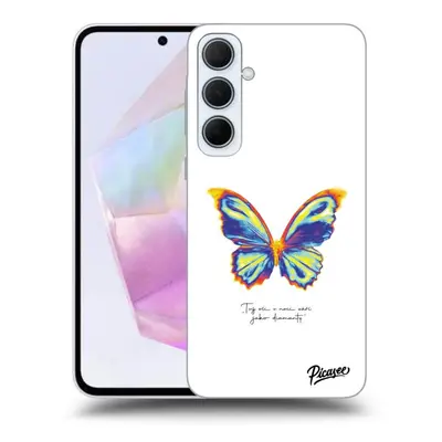 ULTIMATE CASE Samsung Galaxy A35 5G A356B - készülékre - Diamanty White