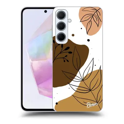 Átlátszó szilikon tok az alábbi mobiltelefonokra Samsung Galaxy A35 5G A356B - Boho style