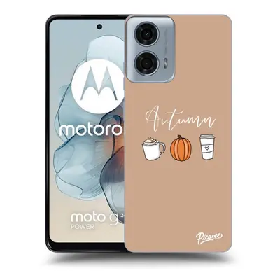 Fekete szilikon tok az alábbi mobiltelefonokra Motorola Moto G24 - Autumn