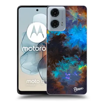 Fekete szilikon tok az alábbi mobiltelefonokra Motorola Moto G24 - Space