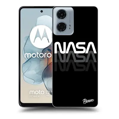 Fekete szilikon tok az alábbi mobiltelefonokra Motorola Moto G24 - NASA Triple