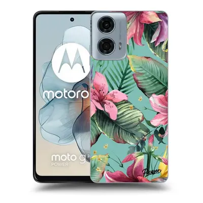 Fekete szilikon tok az alábbi mobiltelefonokra Motorola Moto G24 - Hawaii