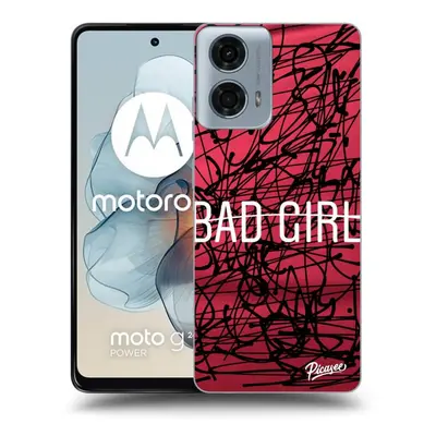 Fekete szilikon tok az alábbi mobiltelefonokra Motorola Moto G24 - Bad girl