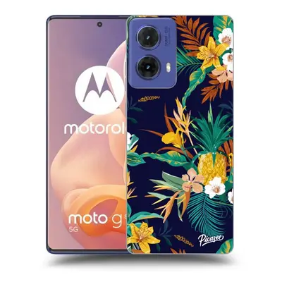 Fekete szilikon tok az alábbi mobiltelefonokra Motorola Moto G85 - Pineapple Color