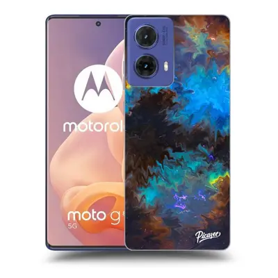 Fekete szilikon tok az alábbi mobiltelefonokra Motorola Moto G85 - Space