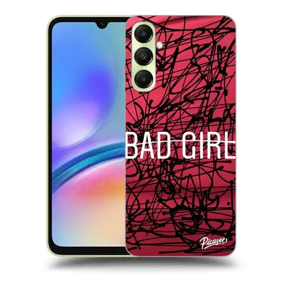 Átlátszó szilikon tok az alábbi mobiltelefonokra Samsung Galaxy A05s A057G - Bad girl