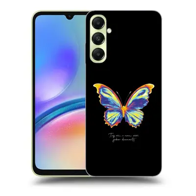 Átlátszó szilikon tok az alábbi mobiltelefonokra Samsung Galaxy A05s A057G - Diamanty Black