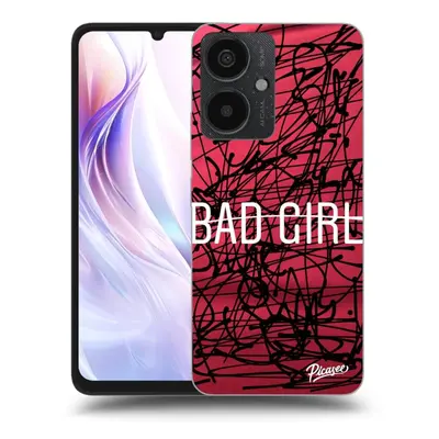 Fekete szilikon tok az alábbi mobiltelefonokra Xiaomi Redmi 13C 5G - Bad girl