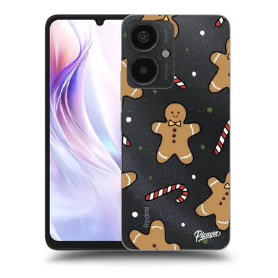 Átlátszó szilikon tok az alábbi mobiltelefonokra Xiaomi Redmi 13C 5G - Gingerbread